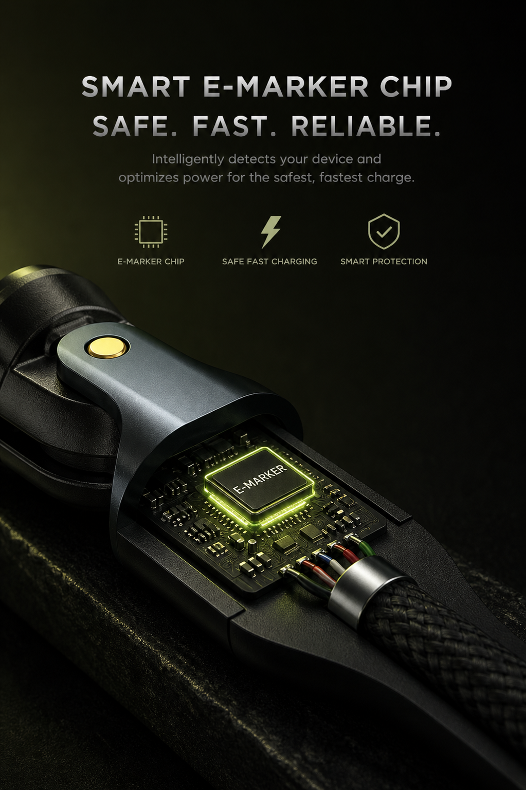 BIT MagCharge™ Pro — 3-in-1 Magnetic Fast-Charge Cable - Image 3