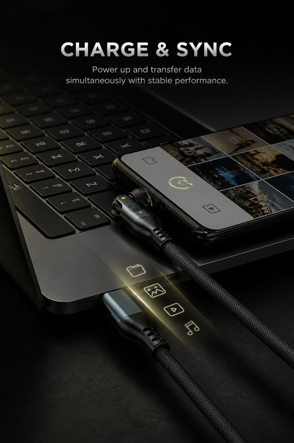 BIT MagCharge™ Pro — 3-in-1 Magnetic Fast-Charge Cable - Image 5