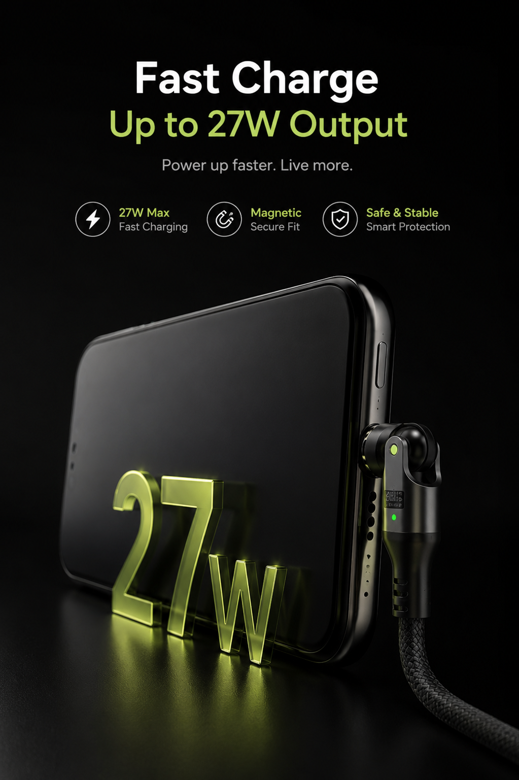 BIT MagCharge™ Pro — 3-in-1 Magnetic Fast-Charge Cable - Image 8