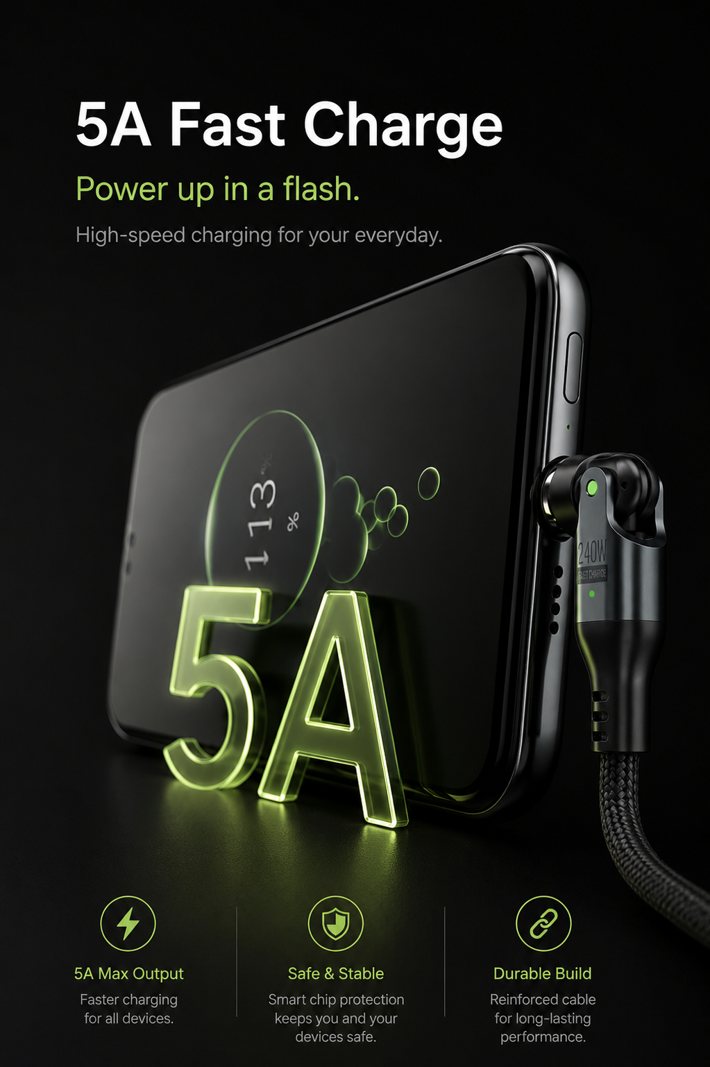 BIT MagCharge™ Pro — 3-in-1 Magnetic Fast-Charge Cable - Image 9
